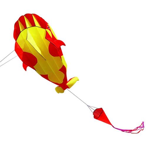 3D Kite Large Blue Elephant | Soft Frameless Parafoil Giant | Great for  Outdoor Games & Activities | Perfect Gift for Kids