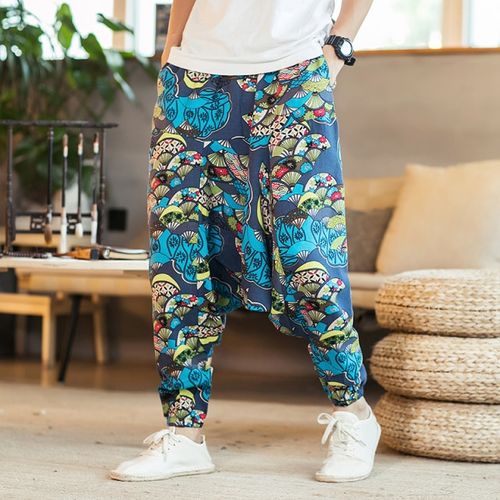 Men Print Red Skull 3D Sweat Pants Joggers Harem Pants Full Length  Drawstrong Pants - Walmart.com