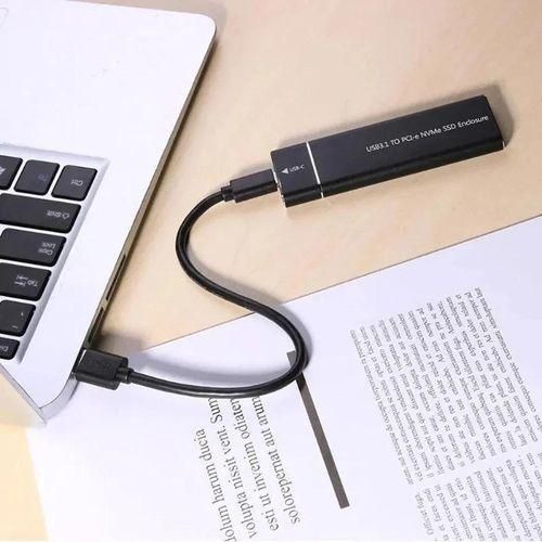 Generic High-Speed M.2 NVMe SSD External Enclosure - USB 3.1 Type-C Aluminum Storage Casecan - image 4