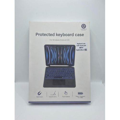 product_image_name-Generic-M11 Protected Keyboard Case with Touchpad & LED Backlight-1