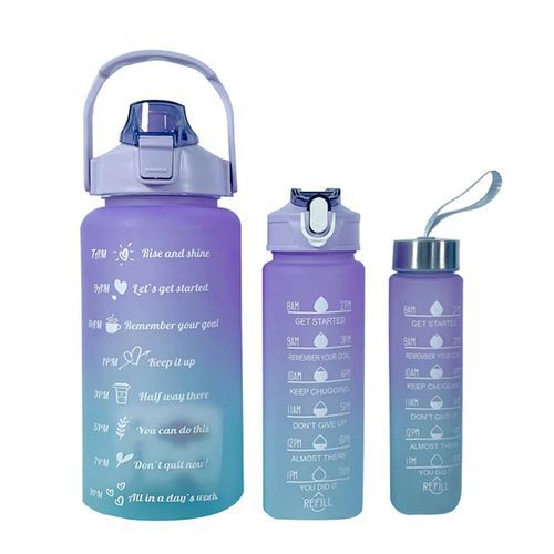 3pcs/Set Sports Large Capacity Water Bottle School Girl Children