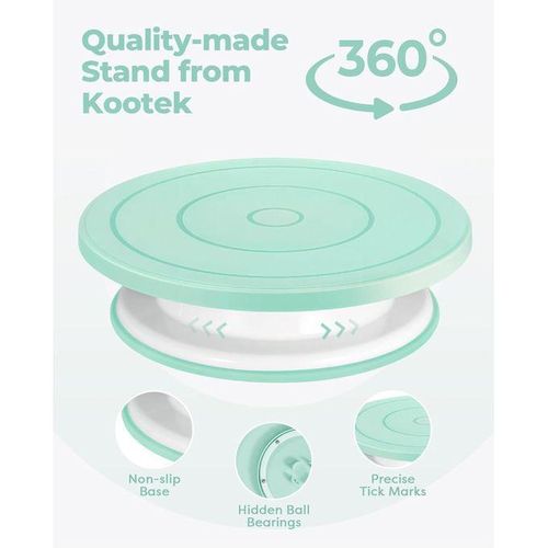 Generic 137-Piece Cake Decorating Set with Turntable - Stainless Steel Piping Tips, Cupcake and Baking Tools for Creative Desserts - image 2