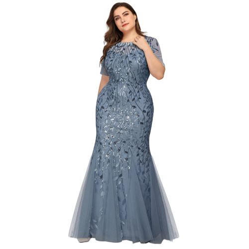 plus size dinner gown