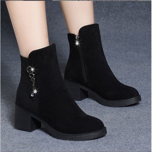 Buy Black Boots for Women by ADORLY Online | Ajio.com