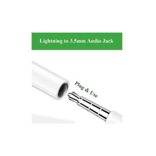 Generic Lightning To 3.5mm Jack Adapter For IPhone IPad IPod - image 3