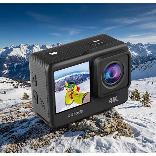 Porodo Go Act UHD(4K) Dual Display Action Camera