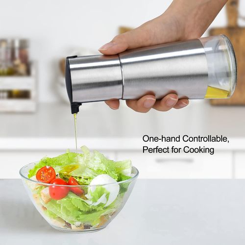 2-Pack Olive Oil and Vinegar Dispenser Set for Kitchen, Restaurant