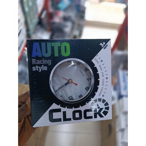 Generic Auto Racing Alarm Clock Car Shape Tabletop Quartz Clock Kids Bedroom Desk Decor