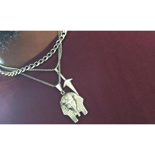 product_image_name-Fashion-Cuban Link Chain With Pharaoh And Srd Pendant-1