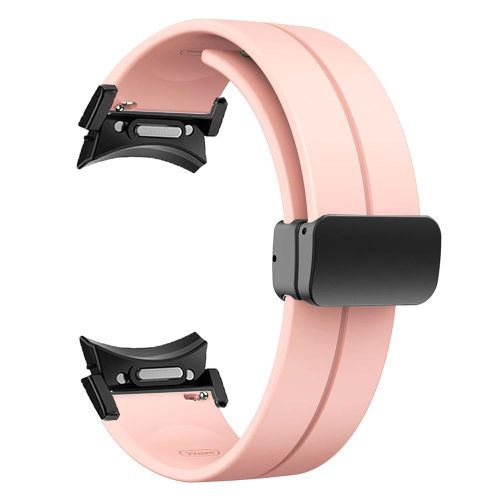 Magnetic Silicone Band Strap For Samsung Galaxy Watch 6 Classic 47mm 43/44/ 40mm