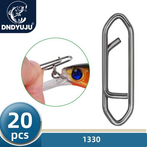 Generic Dndyuju 20pcs Tip Snap Fishing Lure 304stainless Steel