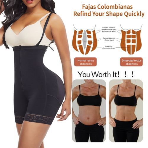 Fashion Flat Stomach Shaping Panties Body Shaper Colombian Girdles