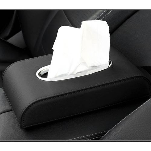 Generic Car Tissue Box Cover Tissue Box Boxes Holder PU Leather