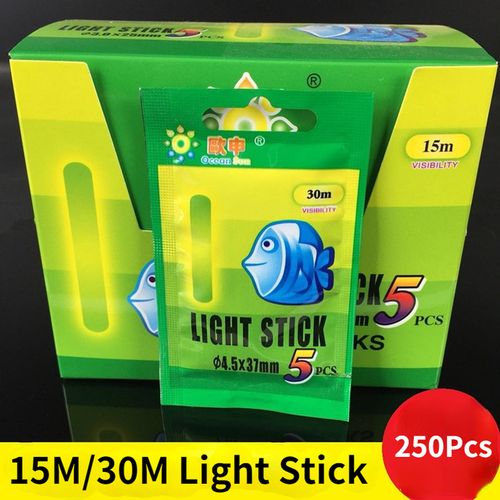 Generic 250pcs/50bags 4.5*37mm/3.0*25mm Chemical Fishing Light