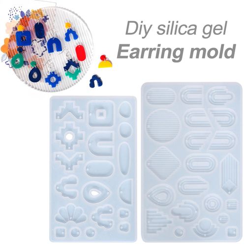 Shop Generic 103Pcs DIY Earring Resin Molds Kit Silicone Mold Epoxy Earring  Pendant Online