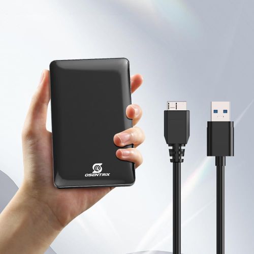 Generic O1-BK 1TB USB 3.0 Pocket-Size Portable External Hard Drive (for Windows, MacOS, Xbox, PS)