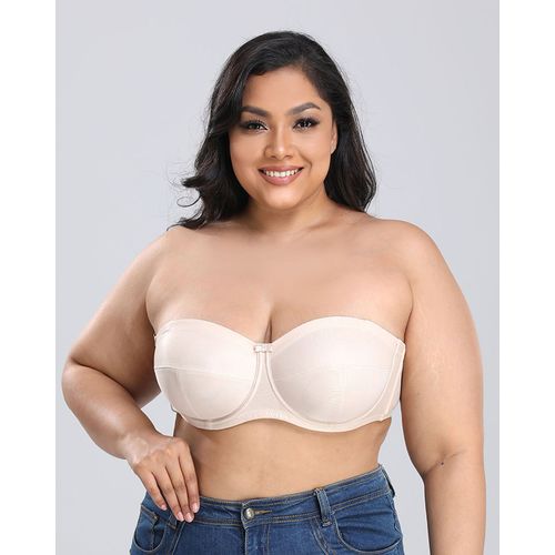 Fashion Plus Size No Padding Ultra Support Convertible Underwire