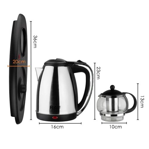 Generic RAF 3 in 1 Electric Kettle Glass Jug - image 3