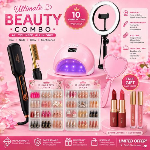 Fashion Hair and beauty combo