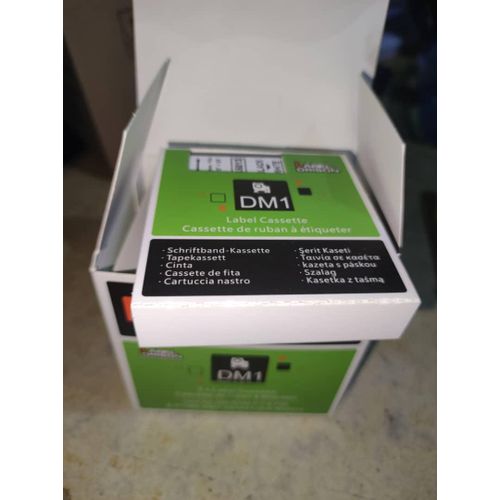 product_image_name-Dymo-Label cassette black on white  pack of 5pcs -2