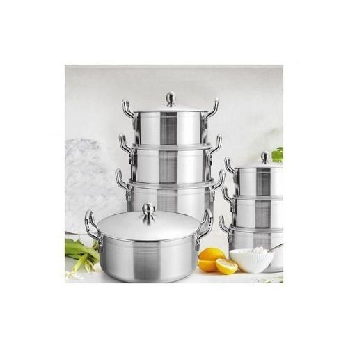 Generic High Grade Cookware- 7 Pieces Aluminum Pot Set