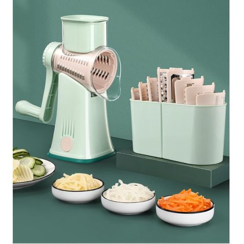 Manual Rotary Cheese Grater Light Green