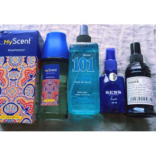 product_image_name-Generic-Myscent perfume 100ml,101 blue 260ml,Sens 50ml and Suger 120 ml= 4 PCS -1