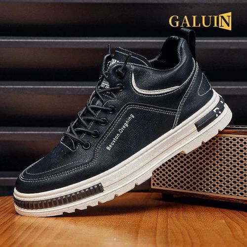 product_image_name-GALUIN-Men's casual athletic shoes, men's fashionable high-top shoes, lace-up platform ankle boots-3