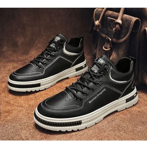 product_image_name-GALUIN-Men's casual athletic shoes, men's fashionable high-top shoes, lace-up platform ankle boots-6