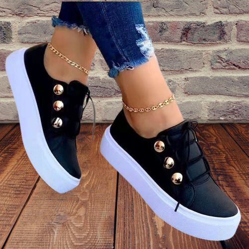 Fashion Light Weight Ladies Sneakers-black | Jumia Nigeria