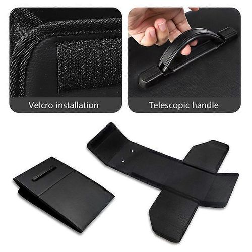 product_image_name-Generic-Premium Quality Foldable Leather Trunk Storage Organizer With Lexus Logo - Black-2