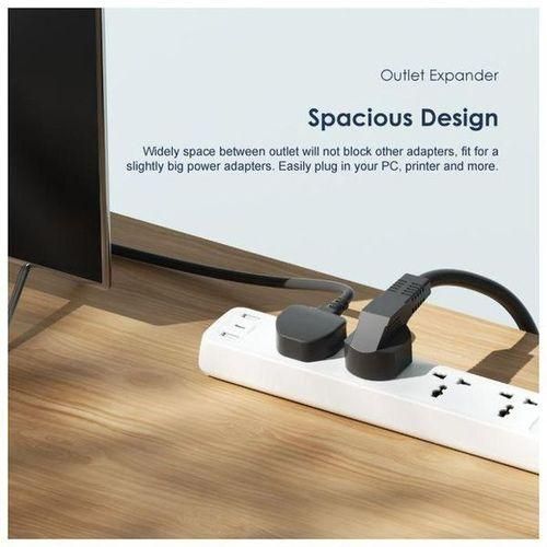 product_image_name-Oraimo-Smart 4 Way Extension Socket With 2 USB AND 1 TYPE C OUTLET-4