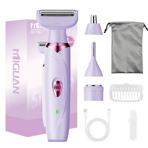 Generic Women's Multifunctional Personal Care Shaver Set | USB Rechargeable & Portable - image 8