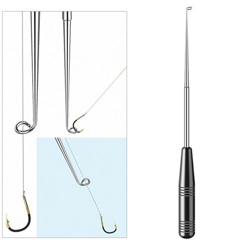 Generic Portable Fish Hook Remover Aluminum Handle Stainless Steel