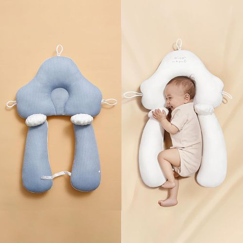 product_image_name-Generic-Baby side-sleeping pillow - comfortable, adjustable, detachable - Blue-2