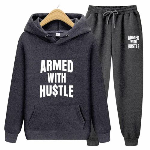 Fashion Trendy Grey Up And Down Wears PK5