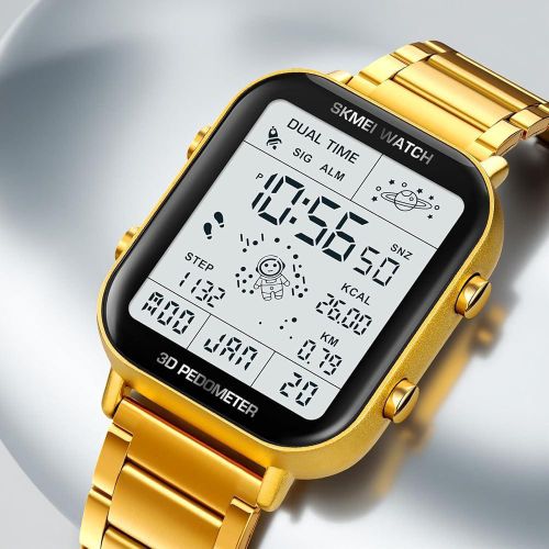 Skmei Men's Bracelet Strap Pedometer Wrist Watch