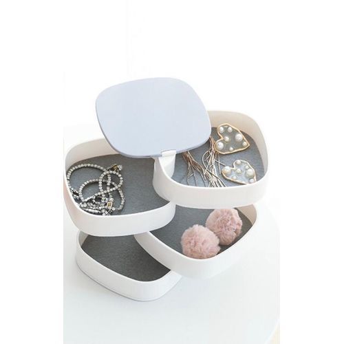 Generic 4 Layers Rotating Jewelry Organizer Box, Jewelry Storage Box