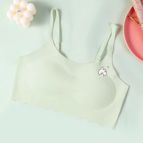 Generic Girls Bra Breathable Sports Training Bra Seamless Teen