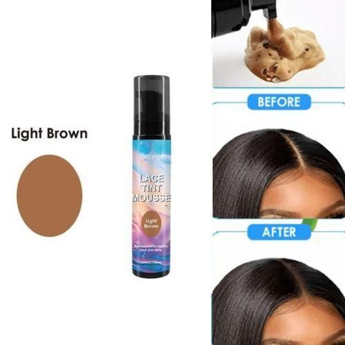product_image_name-Generic-Lace Tint Mousse Foam Spray For Lace Wig Mousse Lace Light Brown-1
