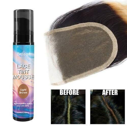 product_image_name-Generic-Lace Tint Mousse Foam Spray For Lace Wig Mousse Lace Light Brown-2