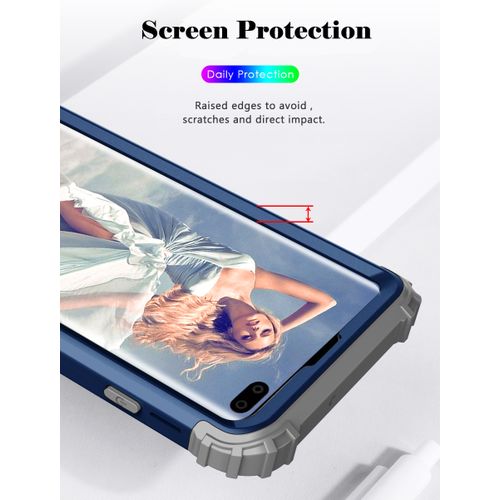 Generic For Samsung Galaxy S10+ Plus Case,Heavy Duty Hard PC Soft TPU Rugged 3 In 1 Protection Case - image 2