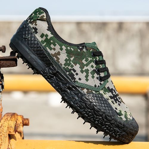 Popular Men s Sneakers Canvas Casual Shoes Work Safety Protective Shoes Durable Antiskid Training Sneakers Men Industry Shoes Outdoor Breathable Male Working Sneakers Green Jumia Nigeria