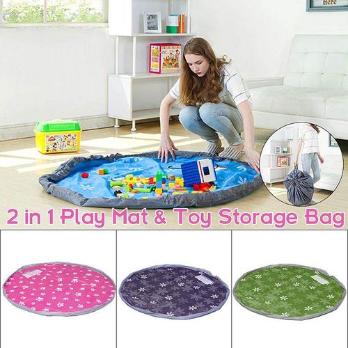 Generic 150cm Portable Kids Toy Storage Bag Play Mat Children Toys