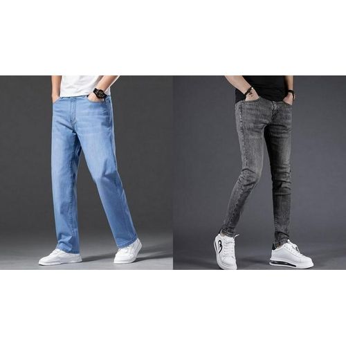 product_image_name-Fashion-Men's 2 In 1 UrbanFlex Quality Stretch Regular Fit Jeans-1