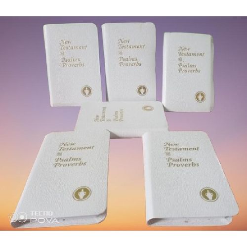 Generic Pocket New Testament With Psalms & Proverbs ( White Hardcover)- Pack Of 6 - image 7