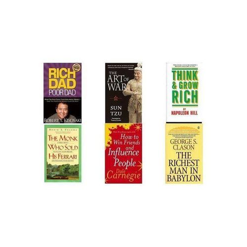 product_image_name-Jumia Books-Think And Grow Rich, The Richest Man In Babylon, Rich Dad Poor Dad, The Art Of War, The Monk Who Sold His Ferrari, How To Win Friends & Influence People-1