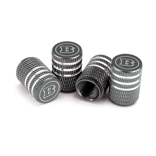 Generic 4Pcs/Set Letter B Car Tyre Valve Dust Caps Aluminum Tire