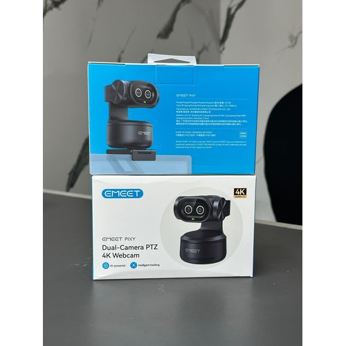 product_image_name-EMEET-Pixy 4K Ultra HD Webcam / Dual-Camera AI PTZ / Auto-Tracking, Gesture Control / 3-Mic Array-2