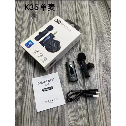 product_image_name-Generic-K35 Wireless Lavalier Clip-On Microphone-1